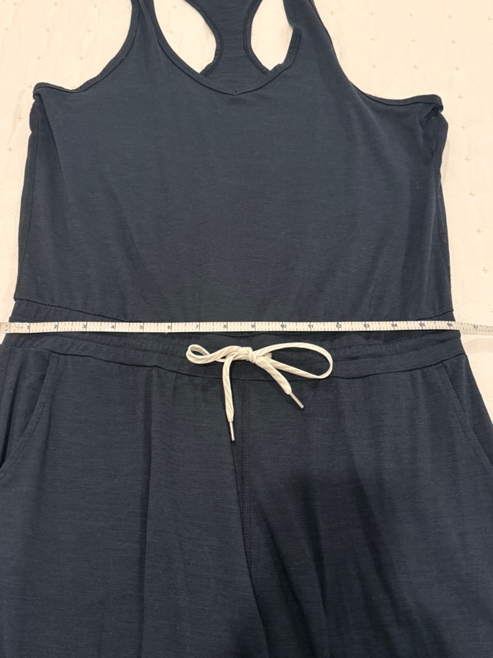 Vuori Lux Racerback Jumpsuit Navy Size M - Picture 6 of 9